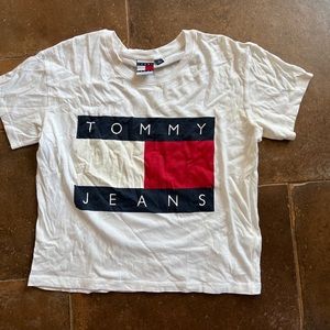 Tommy Hilfiger Jeans 80s Retro Top Tee Shirt Small